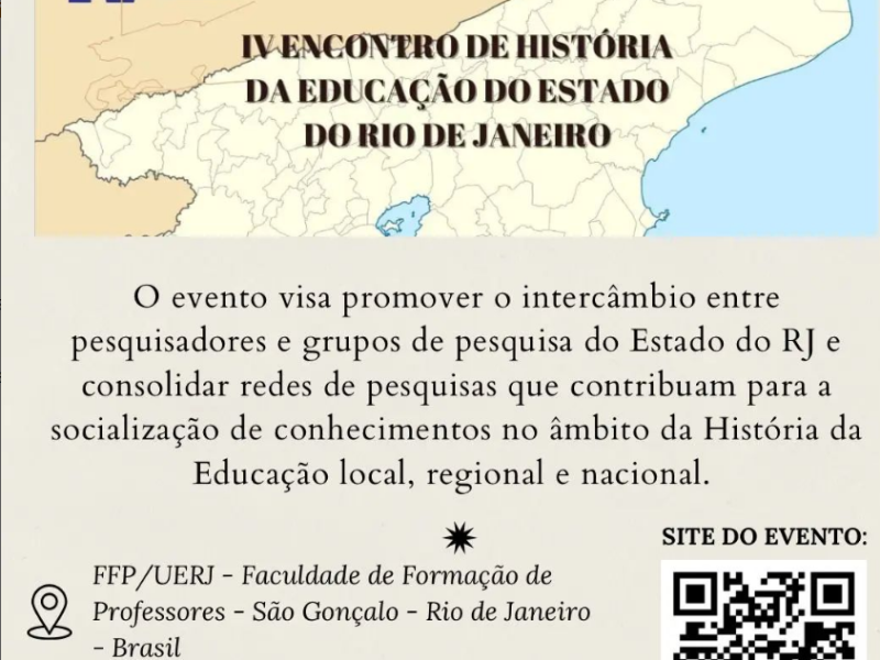 IV Encontro de História da Educação do Estado do Rio de Janeiro
